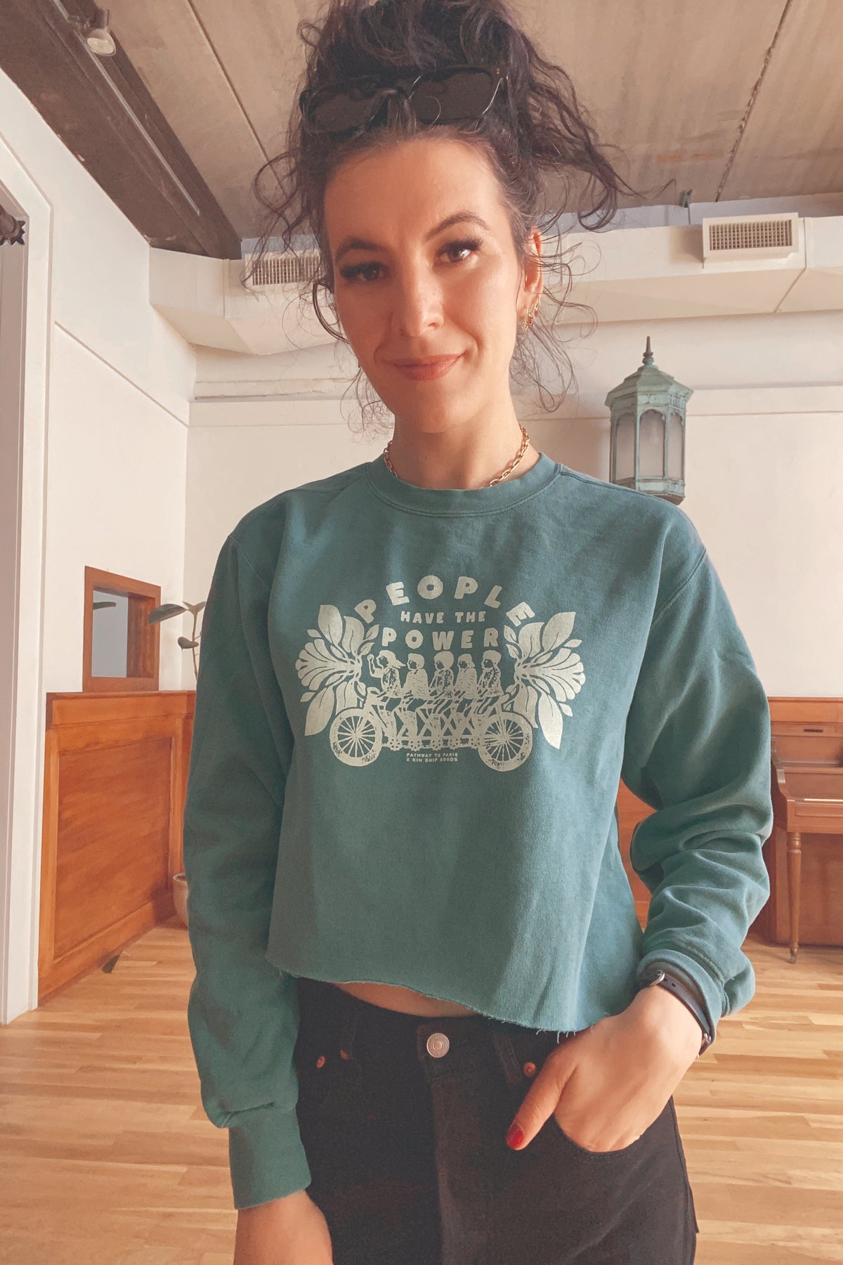 Pathway to Paris x Elizabeth St Garden Sweatshirt