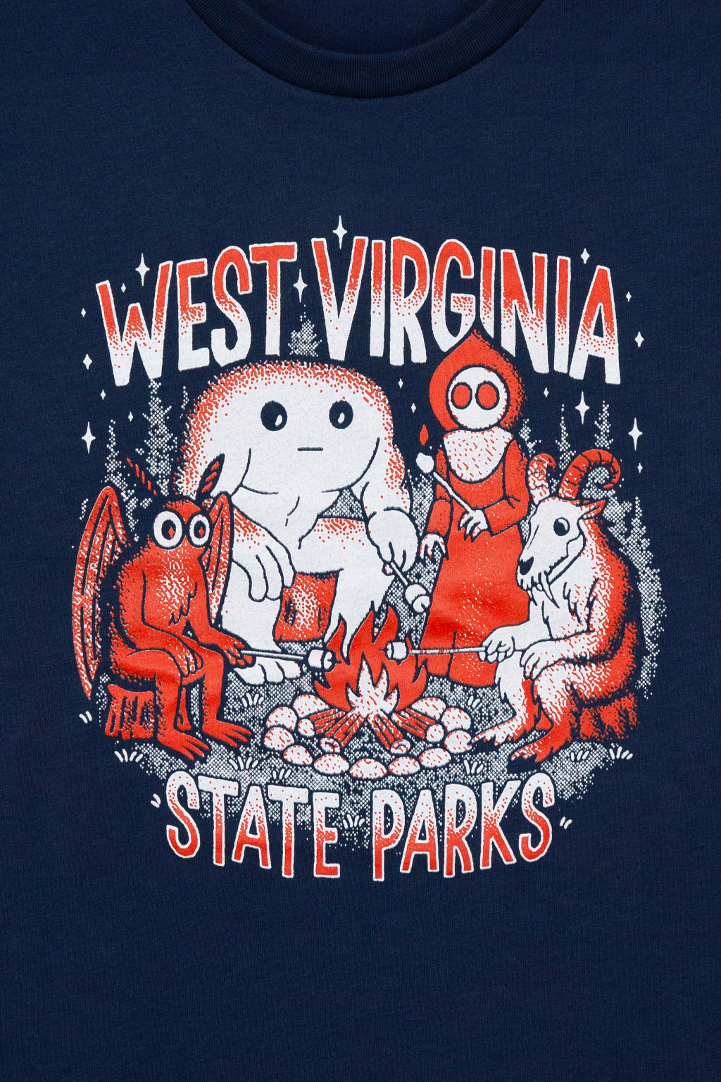 WV State Parks: Cryptid Campfire Tee