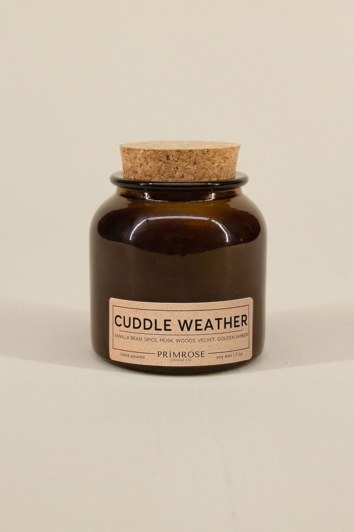 cuddle weather candle