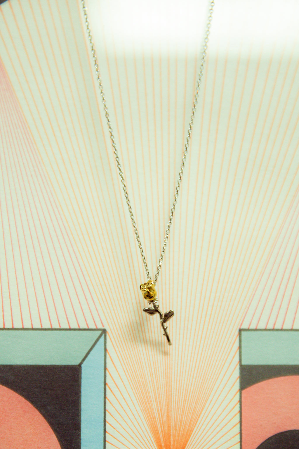 Dainty Rose Necklace