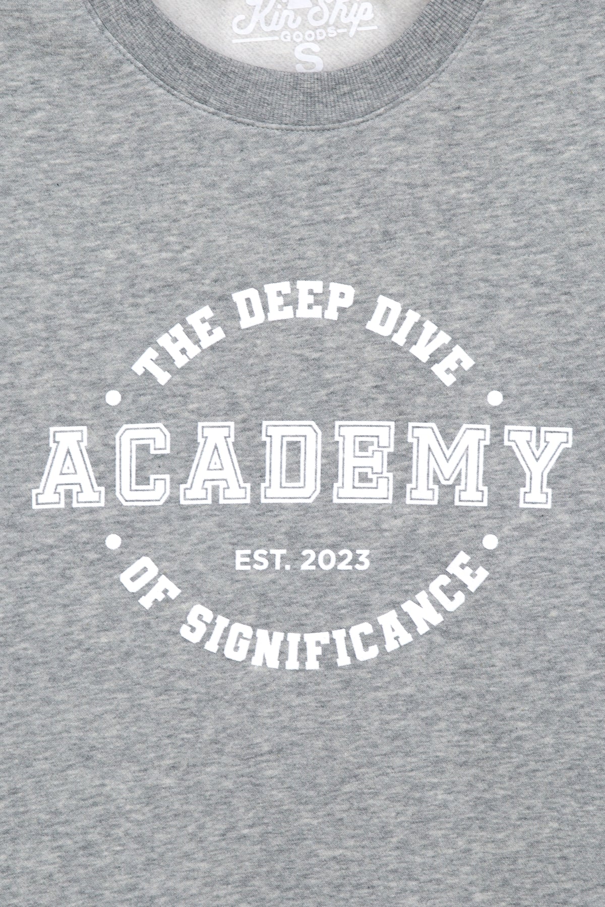 deep dive academy: crewneck sweatshirt