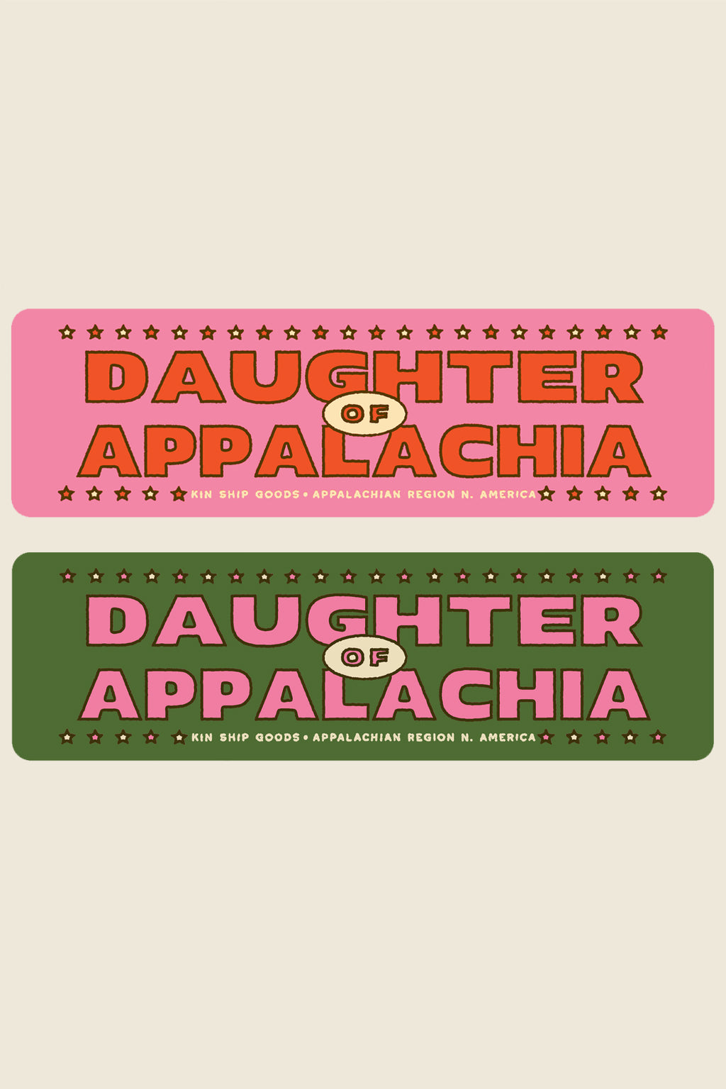 Daughter of Appalachia Bumper Sticker