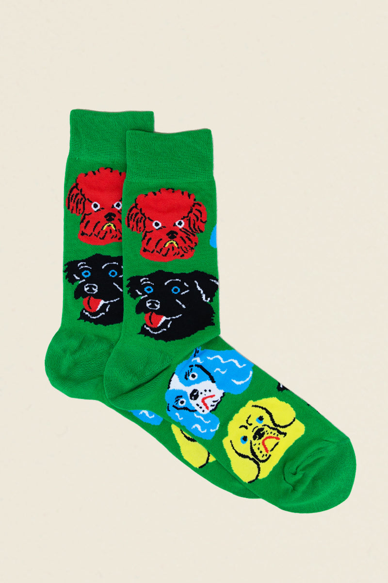 Mens Dog Pout Socks, final sale