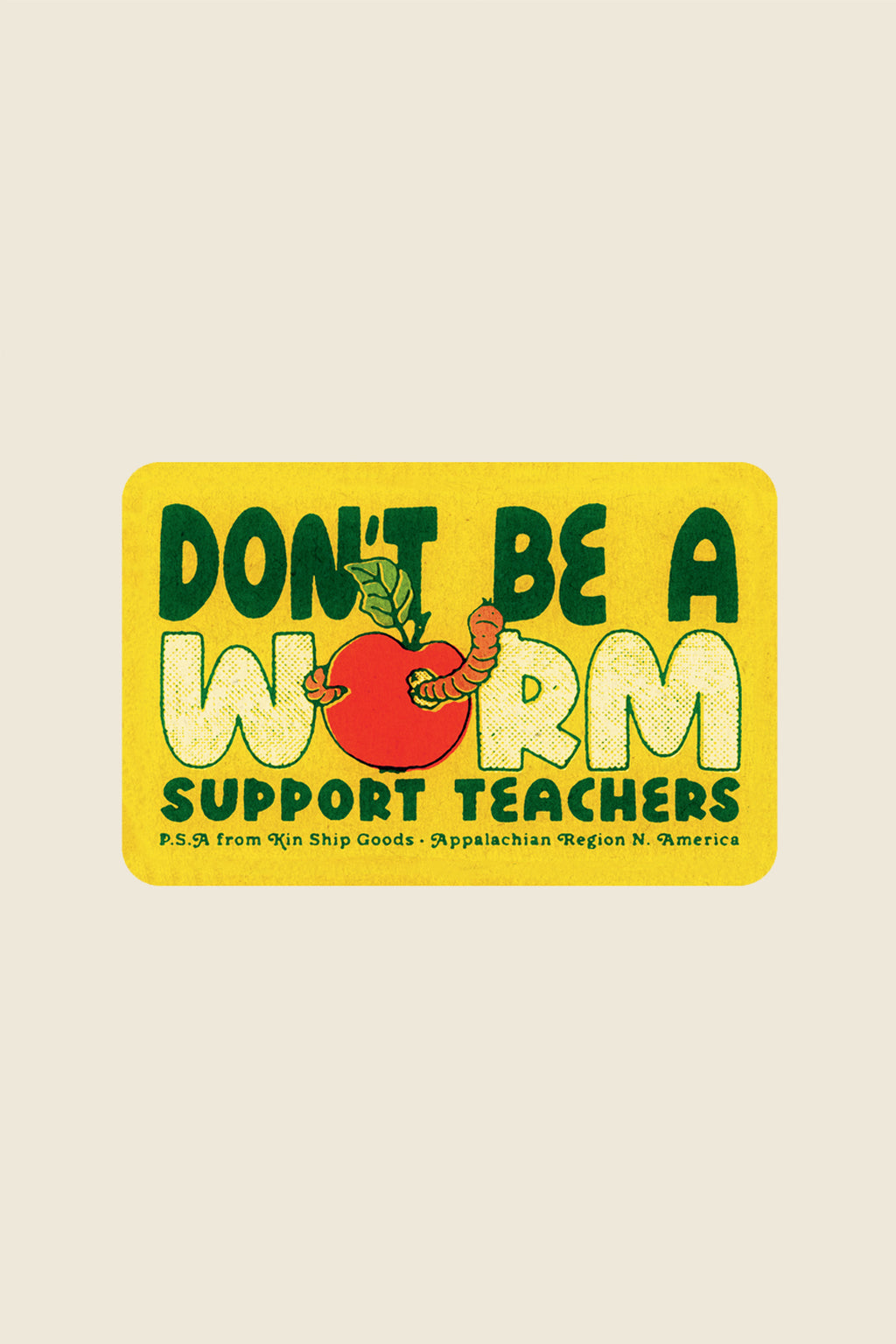 Support Teachers Sticker