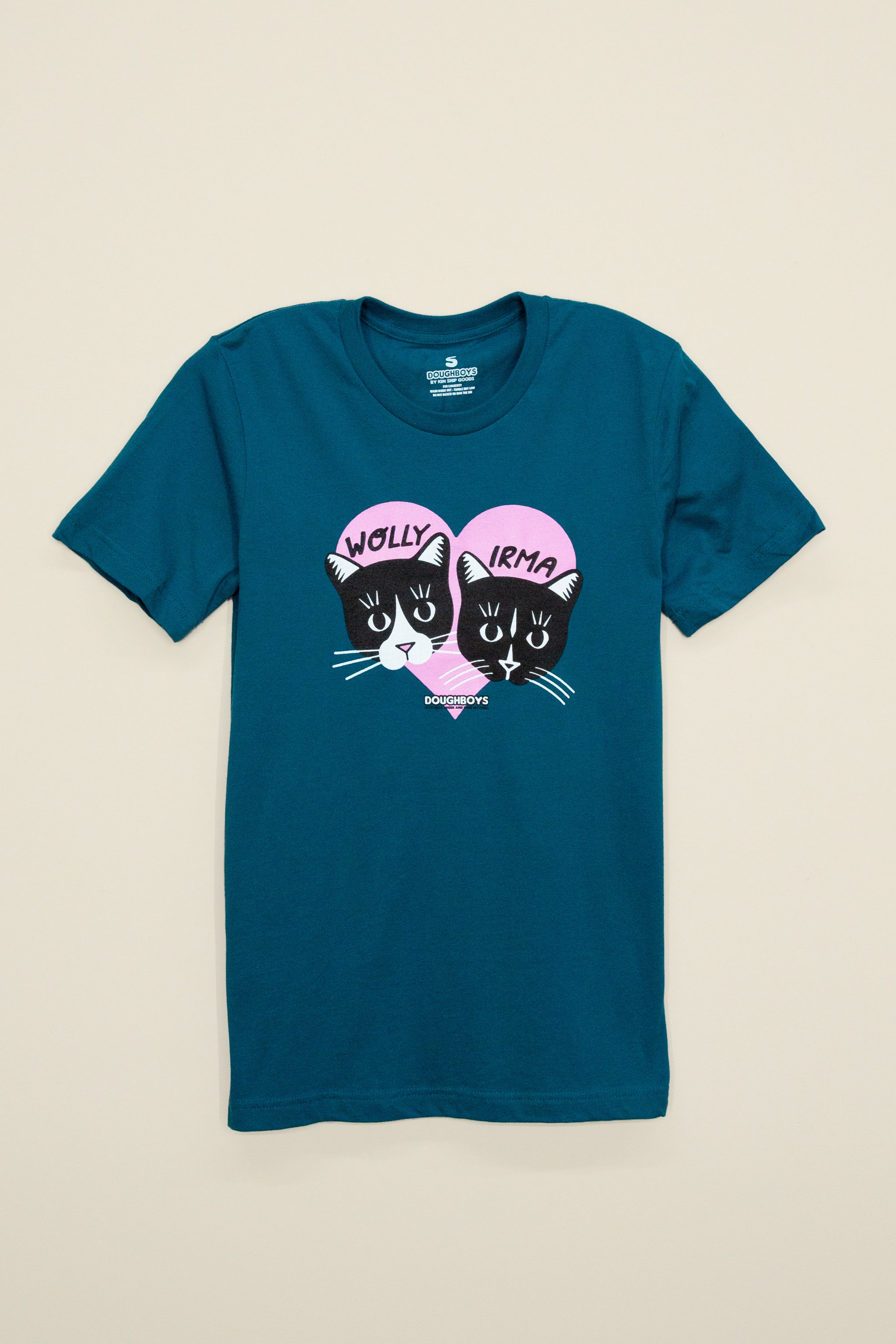 Wolly & Irma T-shirt - Official Doughboys Podcast Merch - Kin Ship Goods