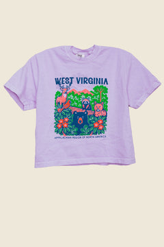 Forest Friends Crop T-Shirt | Kin Ship Goods