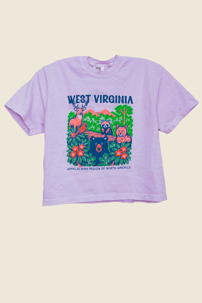 Forest Friends Crop T-Shirt | Kin Ship Goods