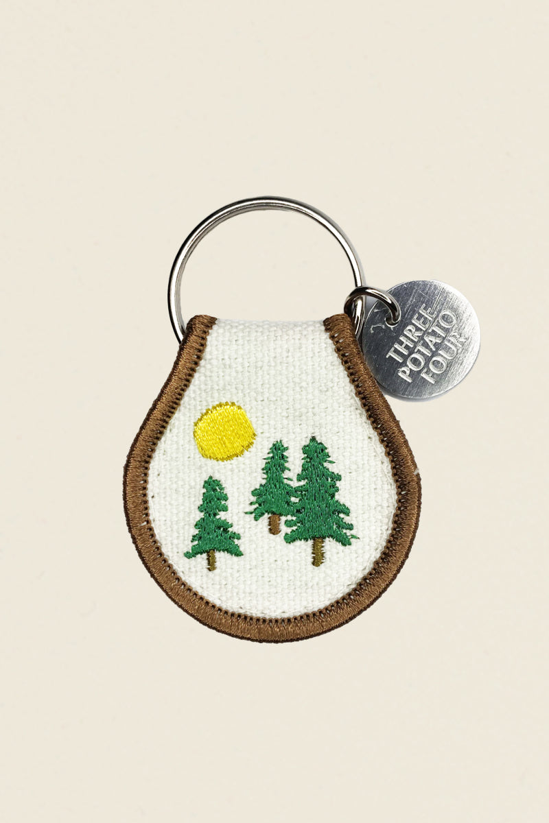 Evergreen Patch Keychain