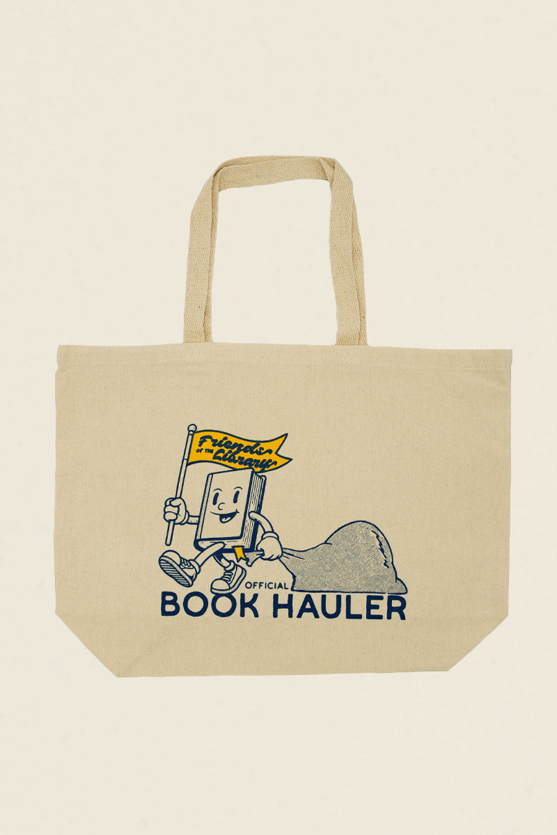 Friends of the Library Tote Book Hauler Kin Ship Goods Kanawha Public Library