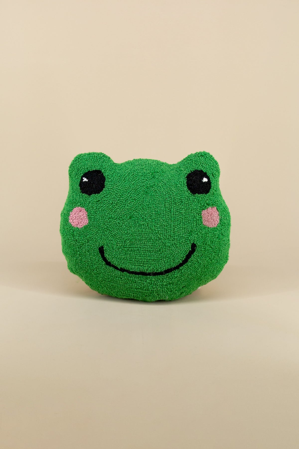 frog shaped hook pillow