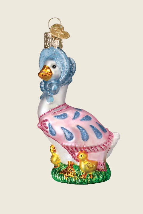 Country Goose Ornament