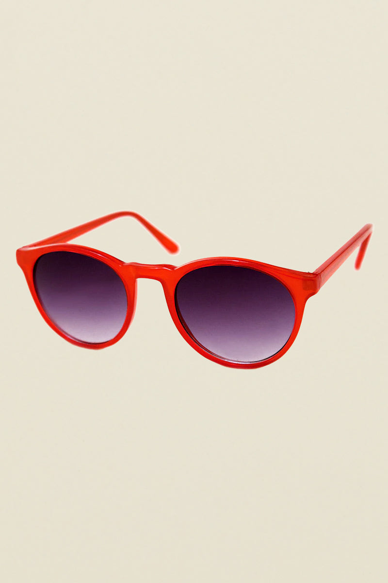 grad school sunglasses, red