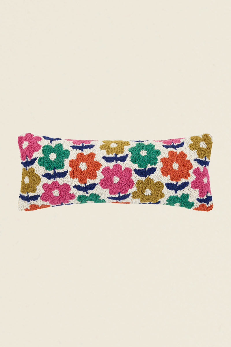 Groovy Blooms Hook Pillow