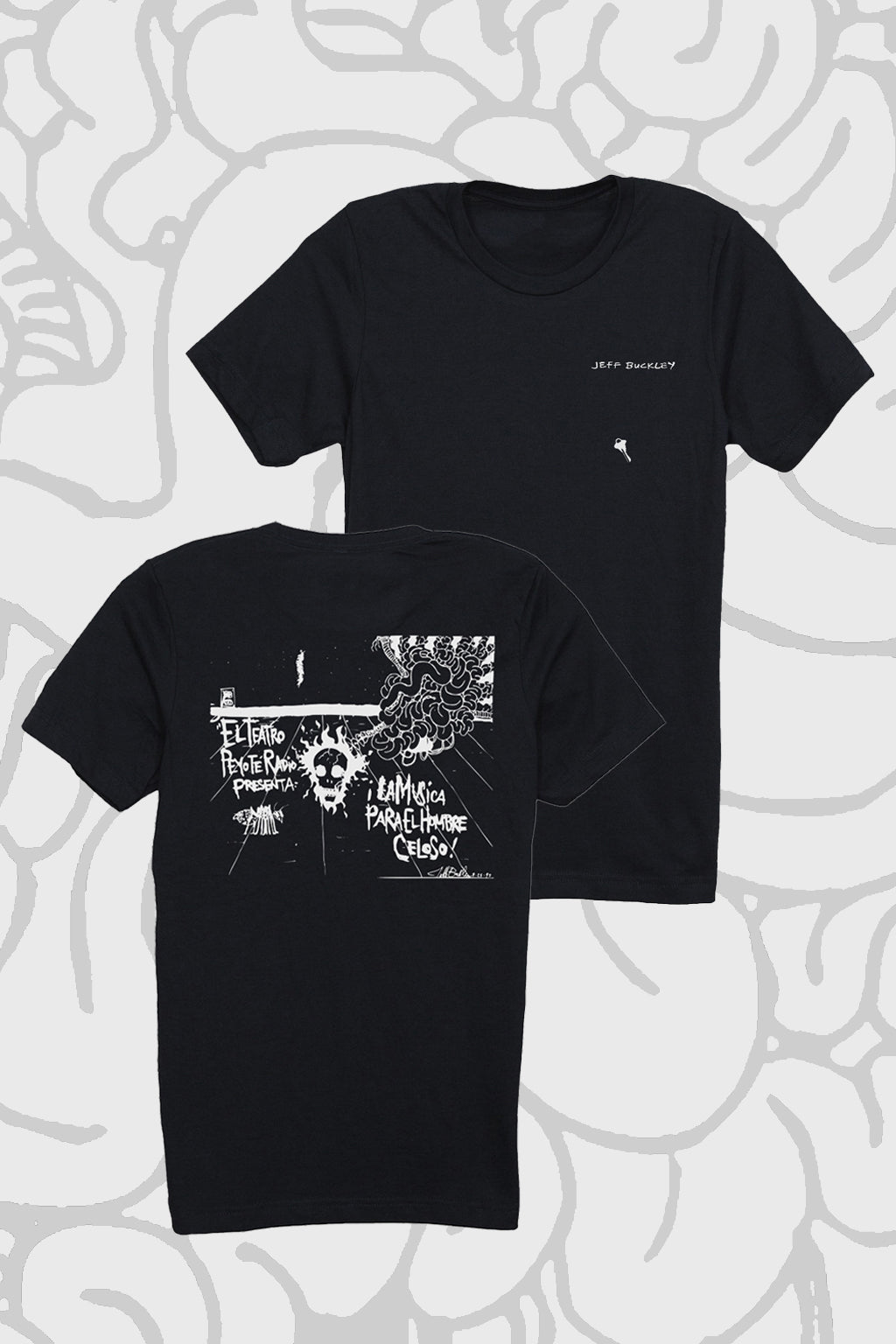 Jeff Buckley: Peyote Radio Theater Tee, Black