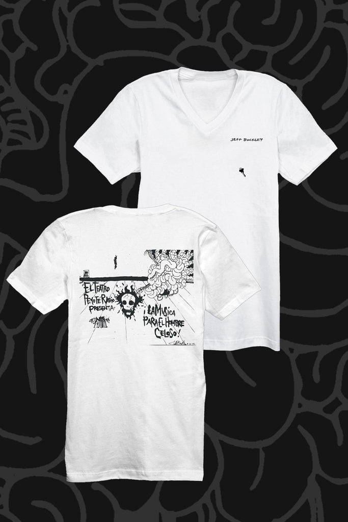 Jeff Buckley: Peyote Radio Theater V-Neck Tee | Kin Ship Goods