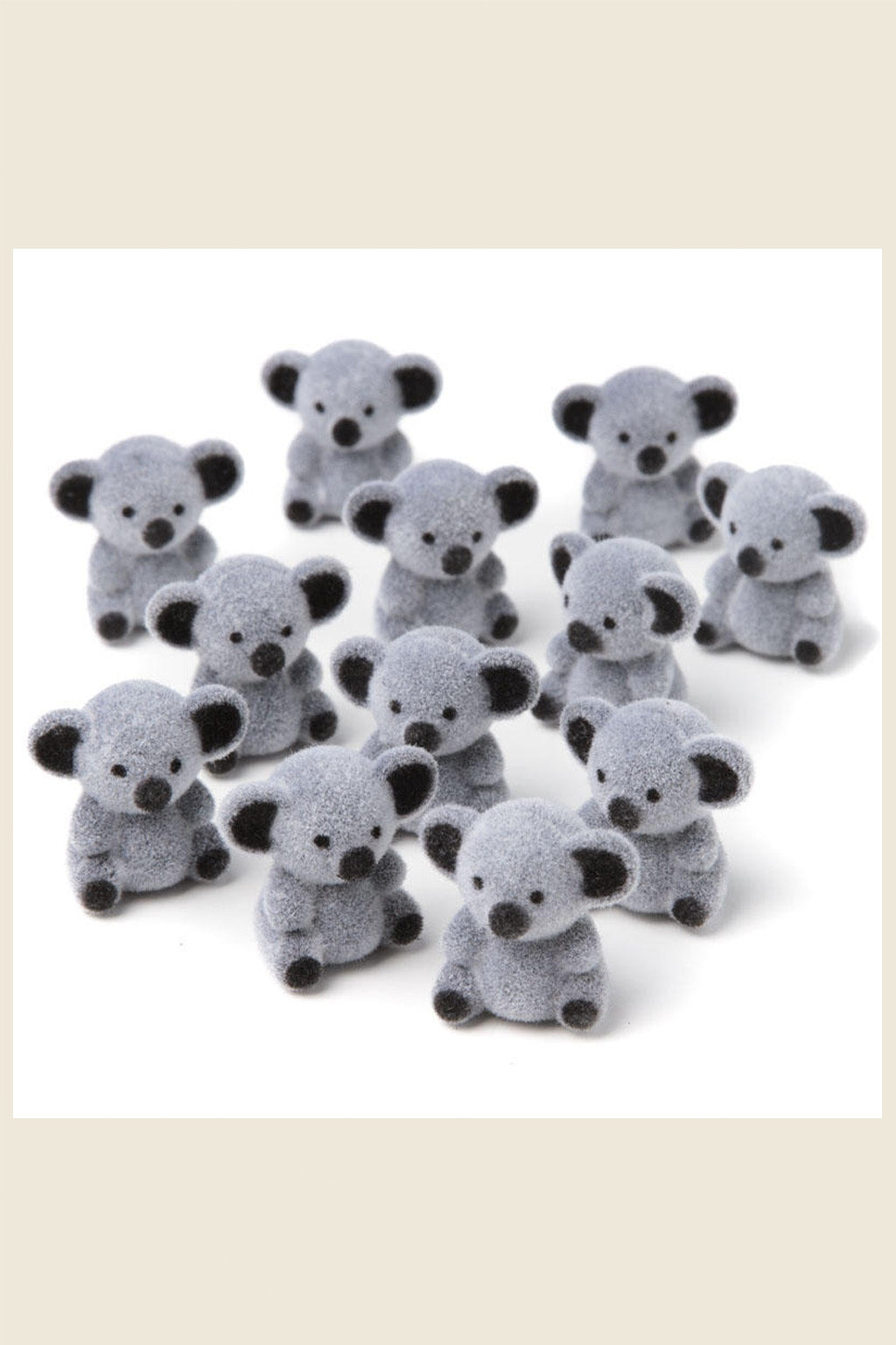 Mini Flocked Koala