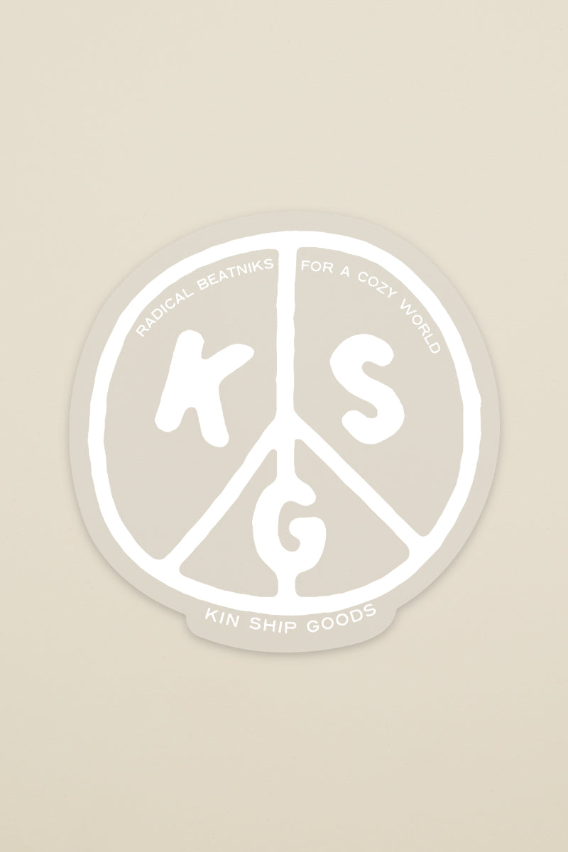 ksg peace sign sticker