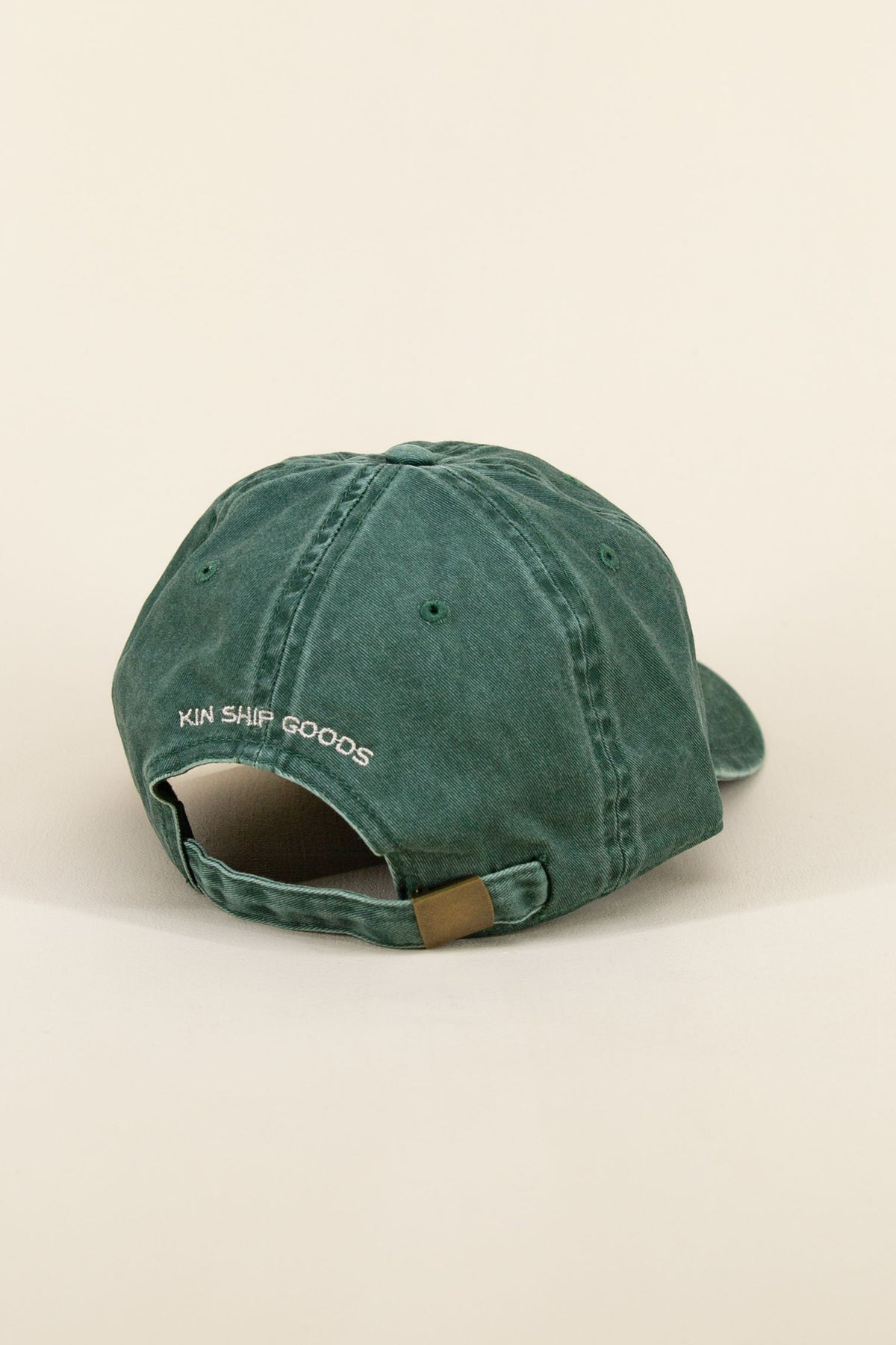 lantern hat, dark green