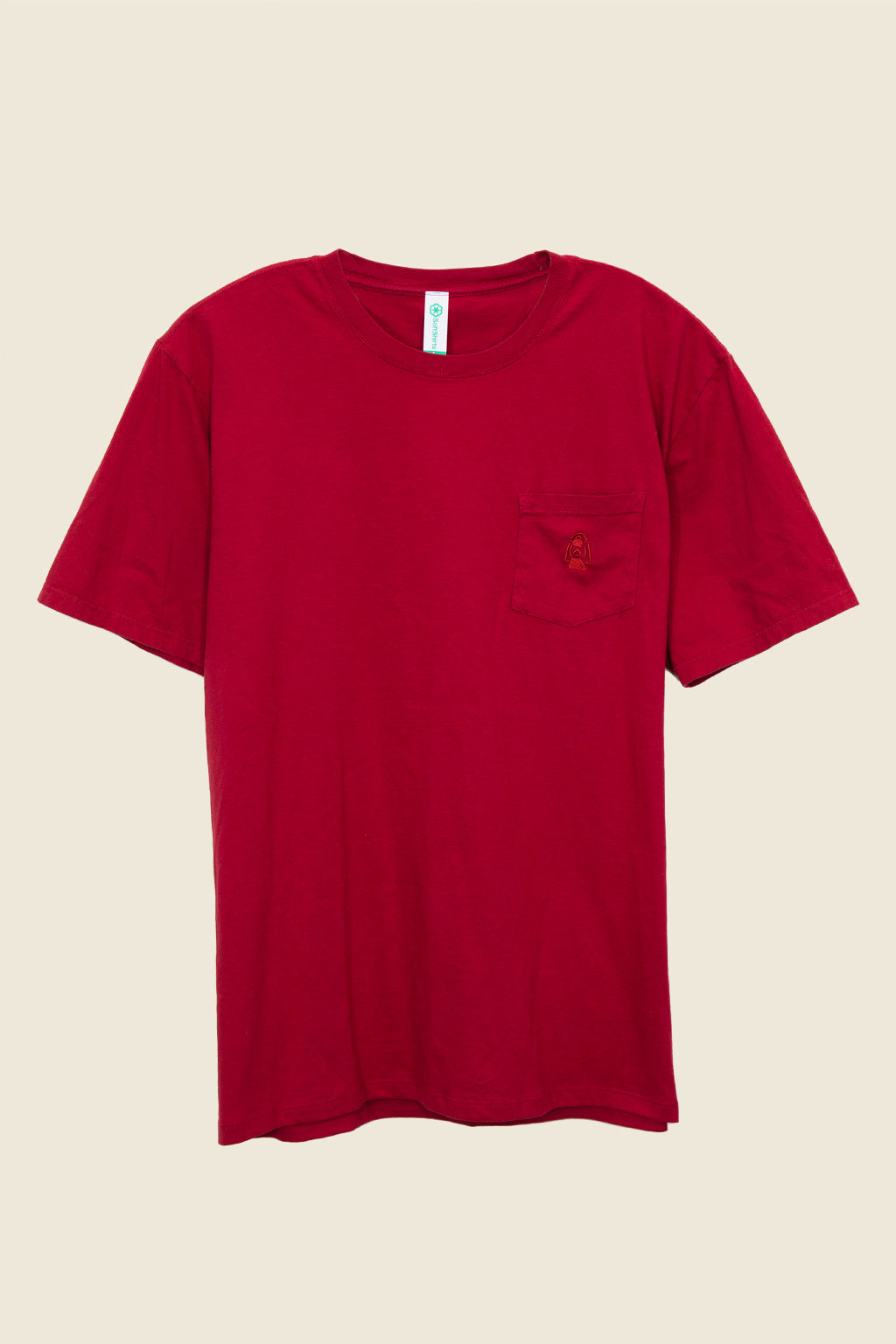 Embroidered Lantern Pocket Tee