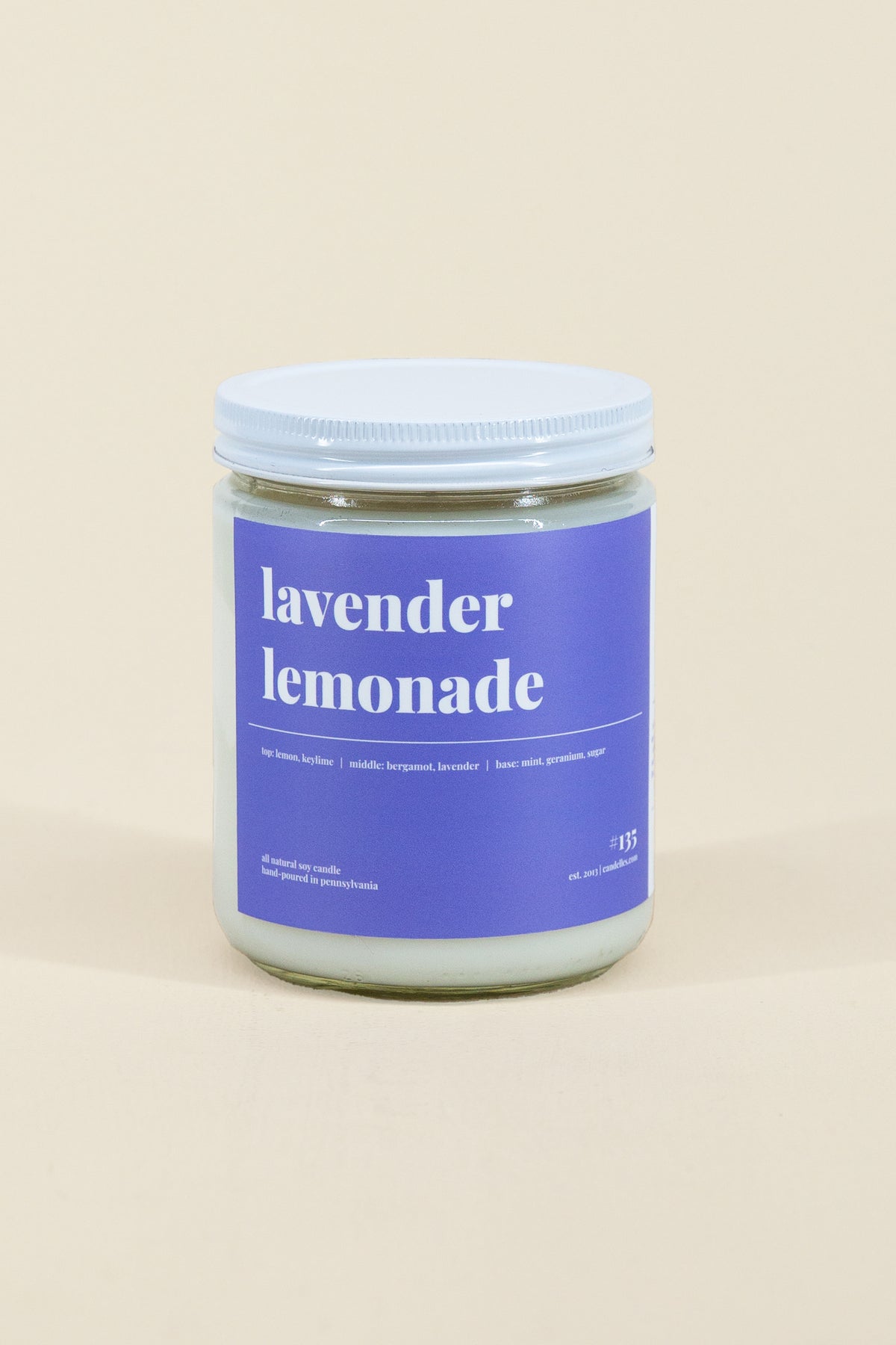 lavender lemonade candle