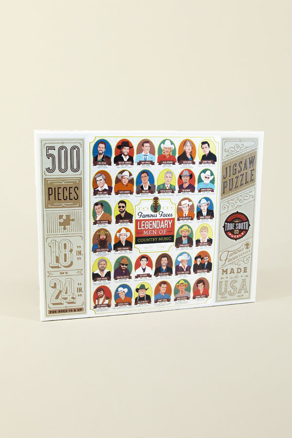 legendary men of country music puzzle - Kin Ship Goods