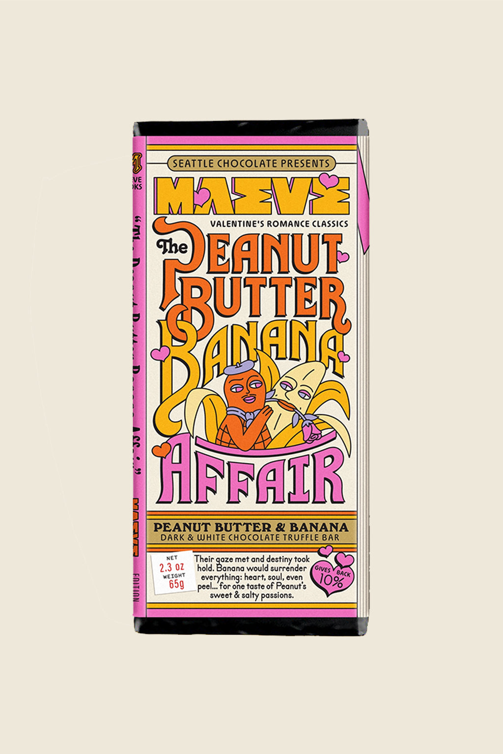 Peanut Butter Banana Truffle Bar