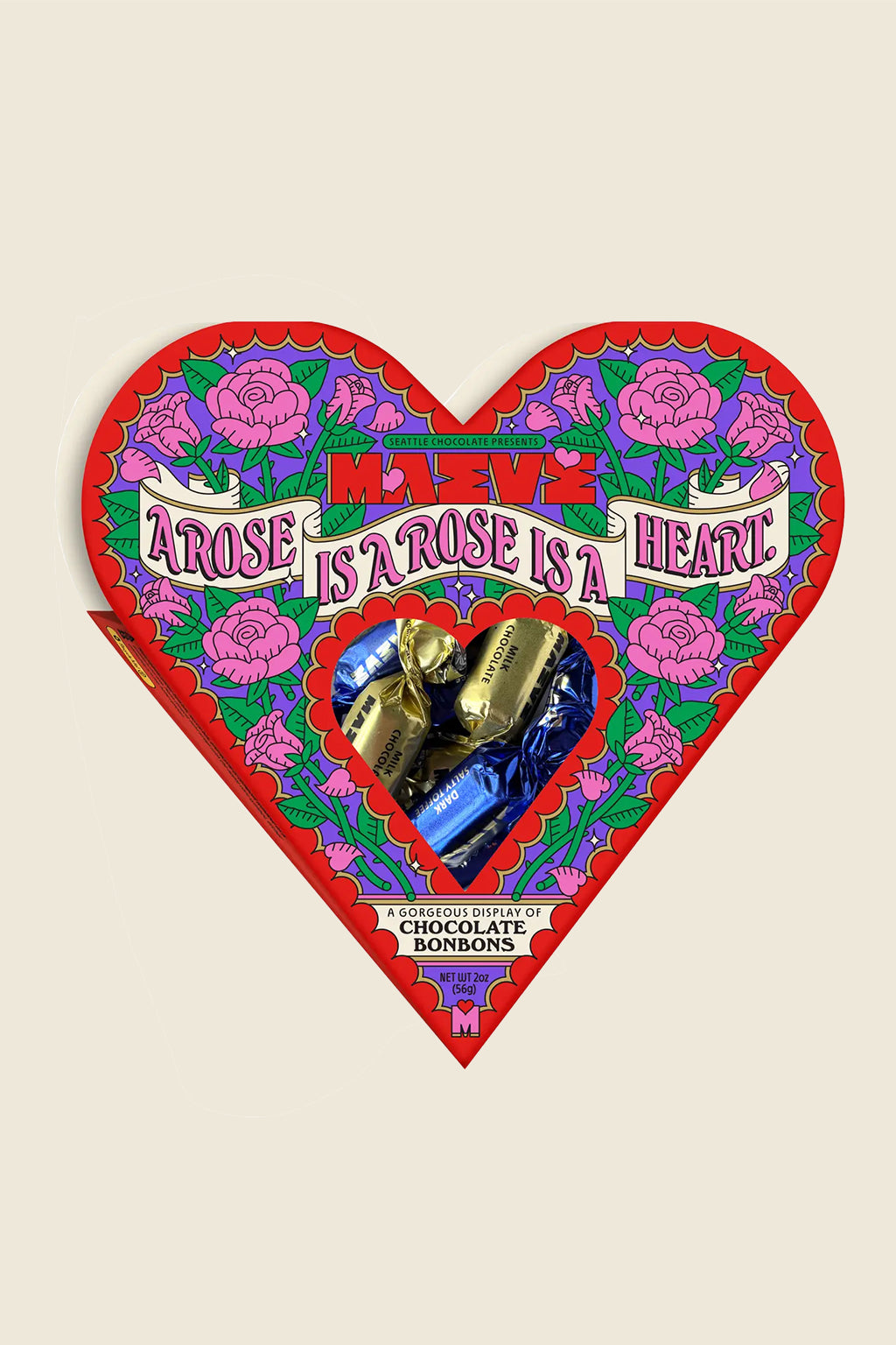 A Rose is a Heart Bonbons