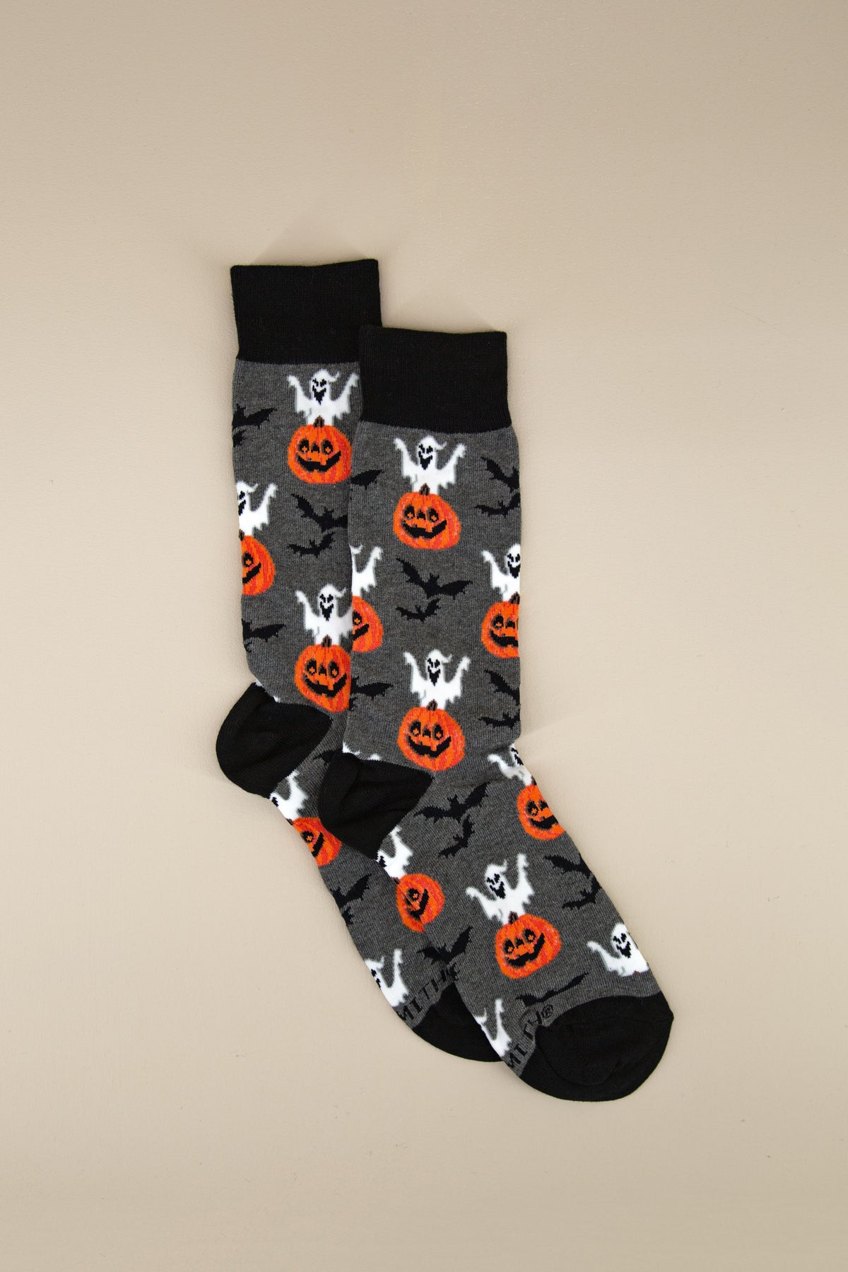 mens spooky jack o&#39;lanterns socks