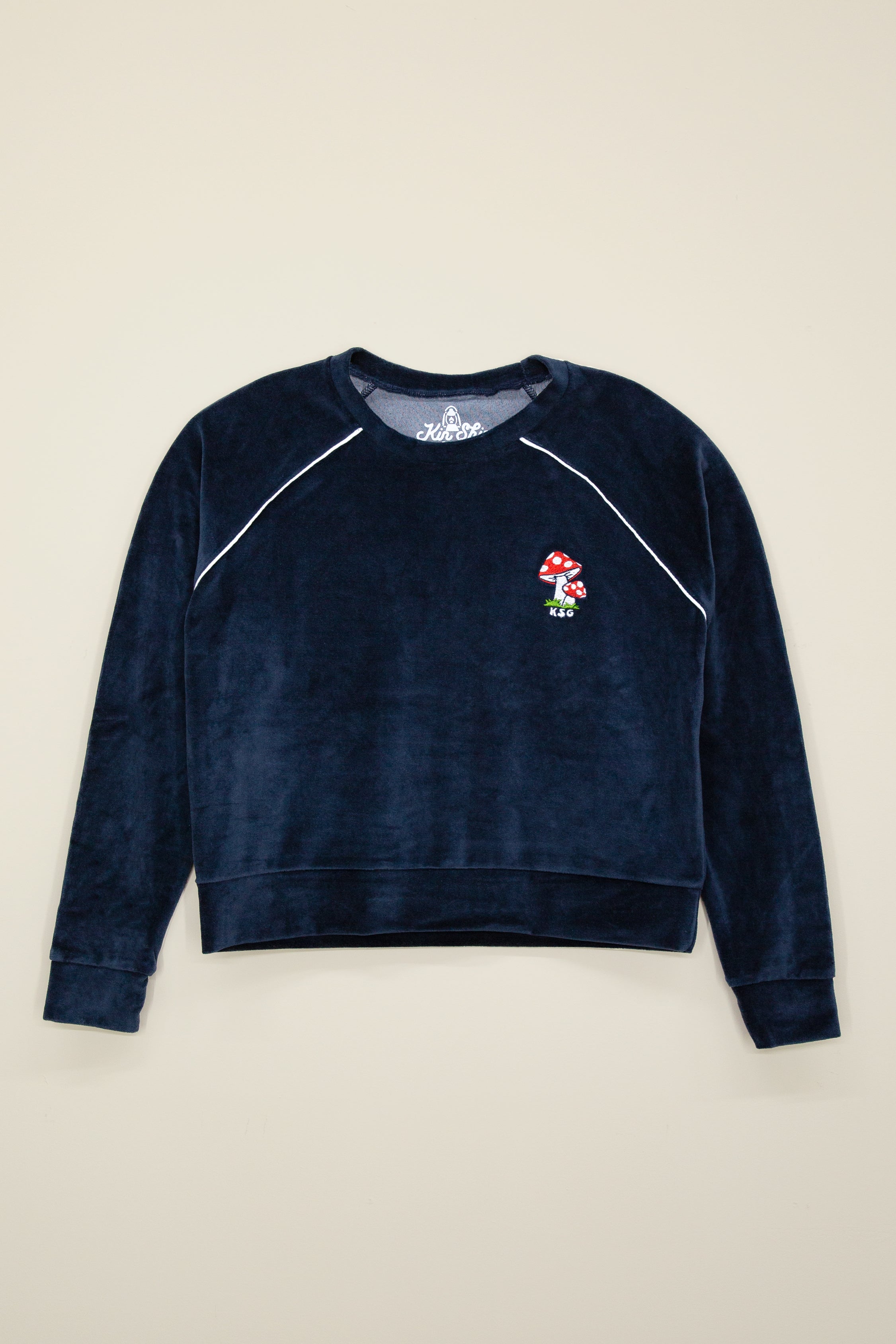 70s velour raglan - Kin Ship Goods