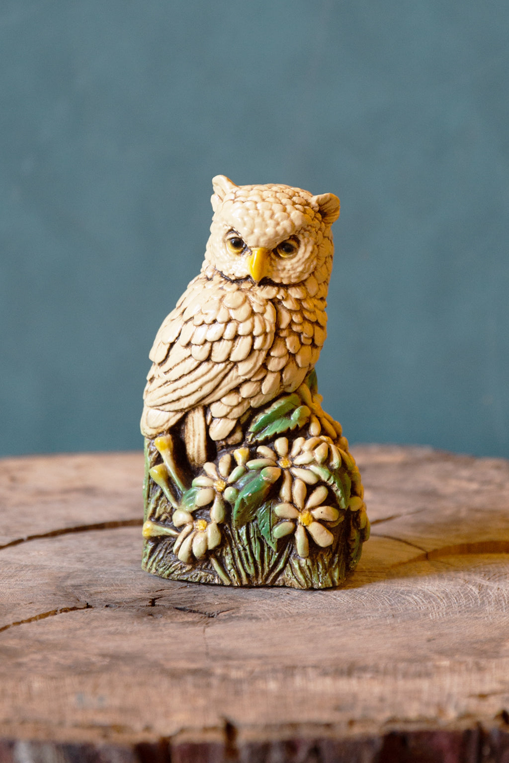 Vintage Ceramic Owl Statue