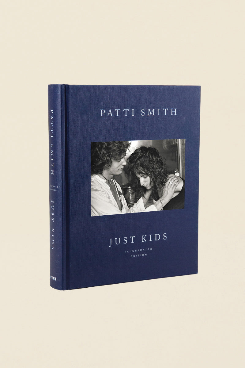 “Just Kids” by Patti Smith memoir cover—NYC art and music scene book at Kin Ship Goods.