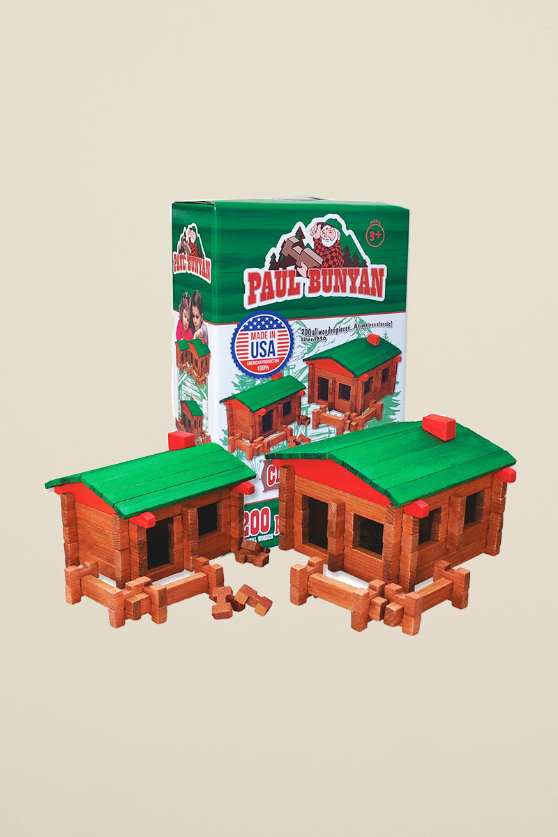 Paul bunyan hot sale log building set