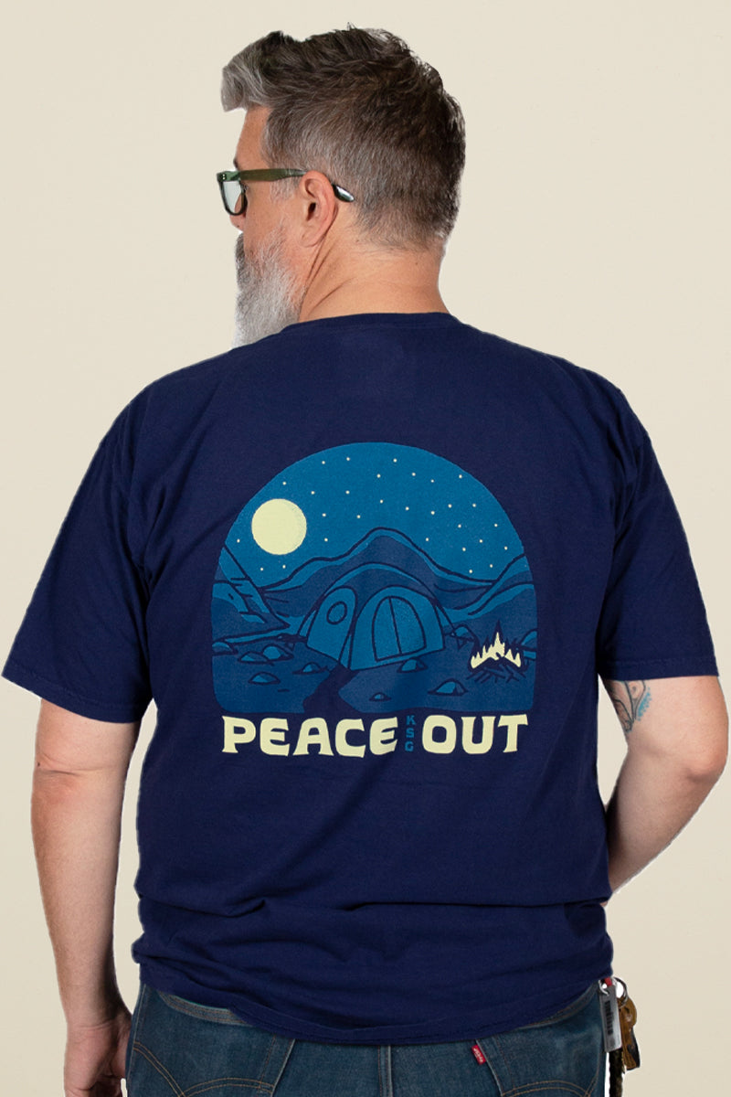 Peace out shop t shirt