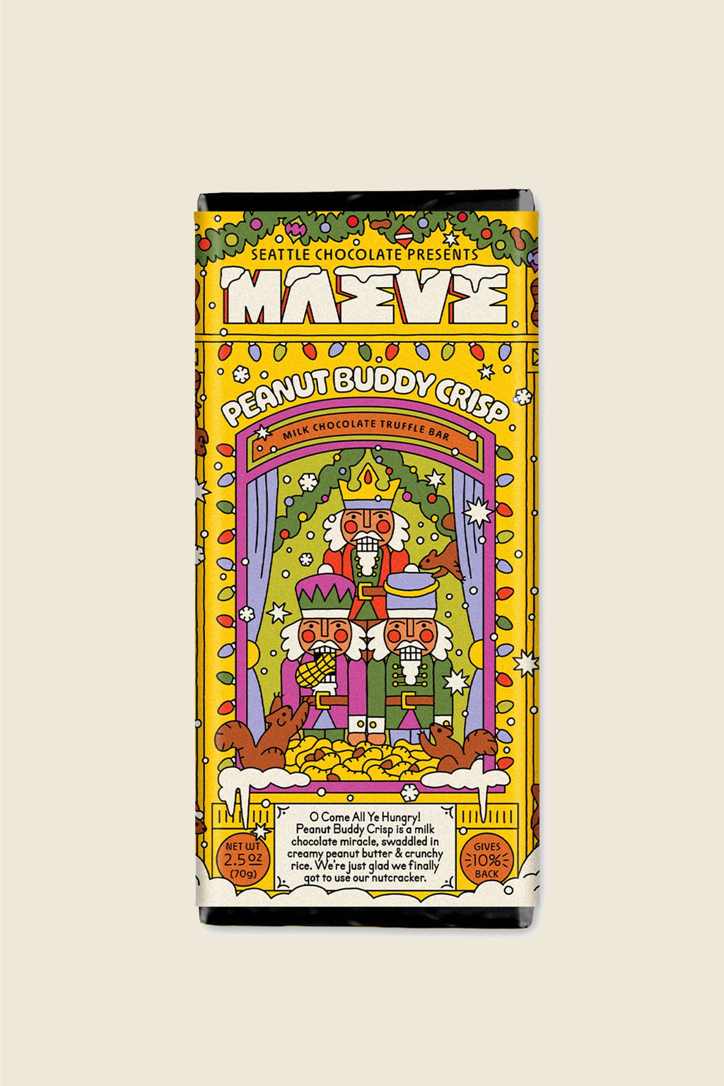 Peanut Buddy Crisp Truffle Bar