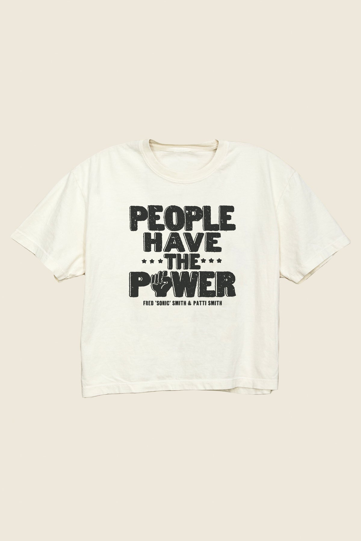 People Have the Power Crop Tee