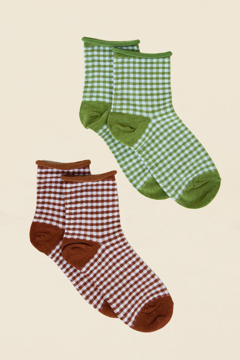 Womens Picnic Socks, final sale