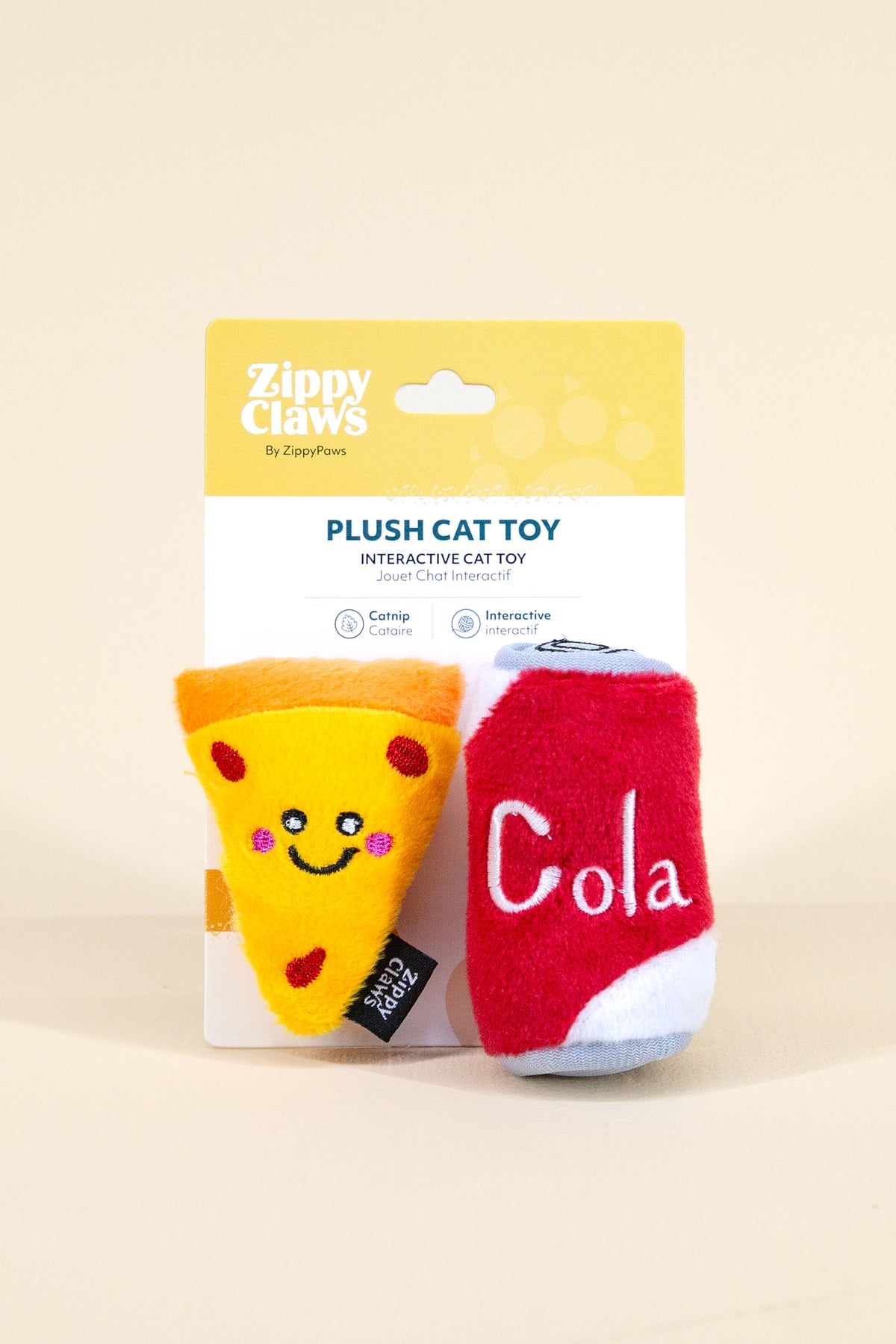 pizza &amp; cola cat toy