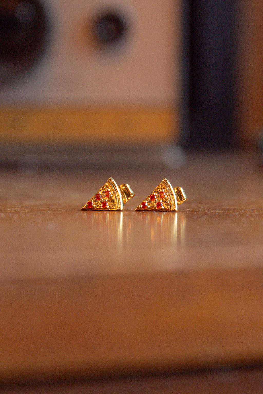 Pizza Earrings