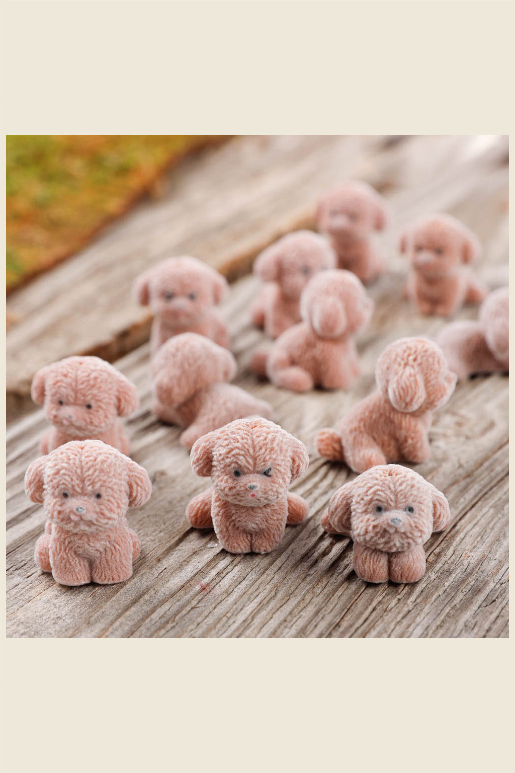 Mini Flocked Puppy