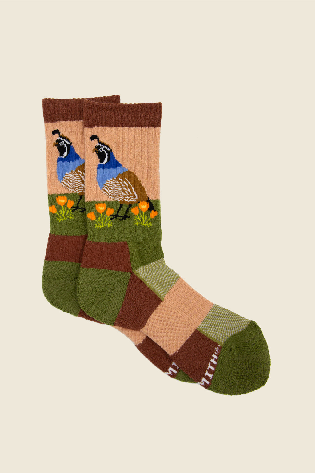 Quail & Poppies Boot Socks