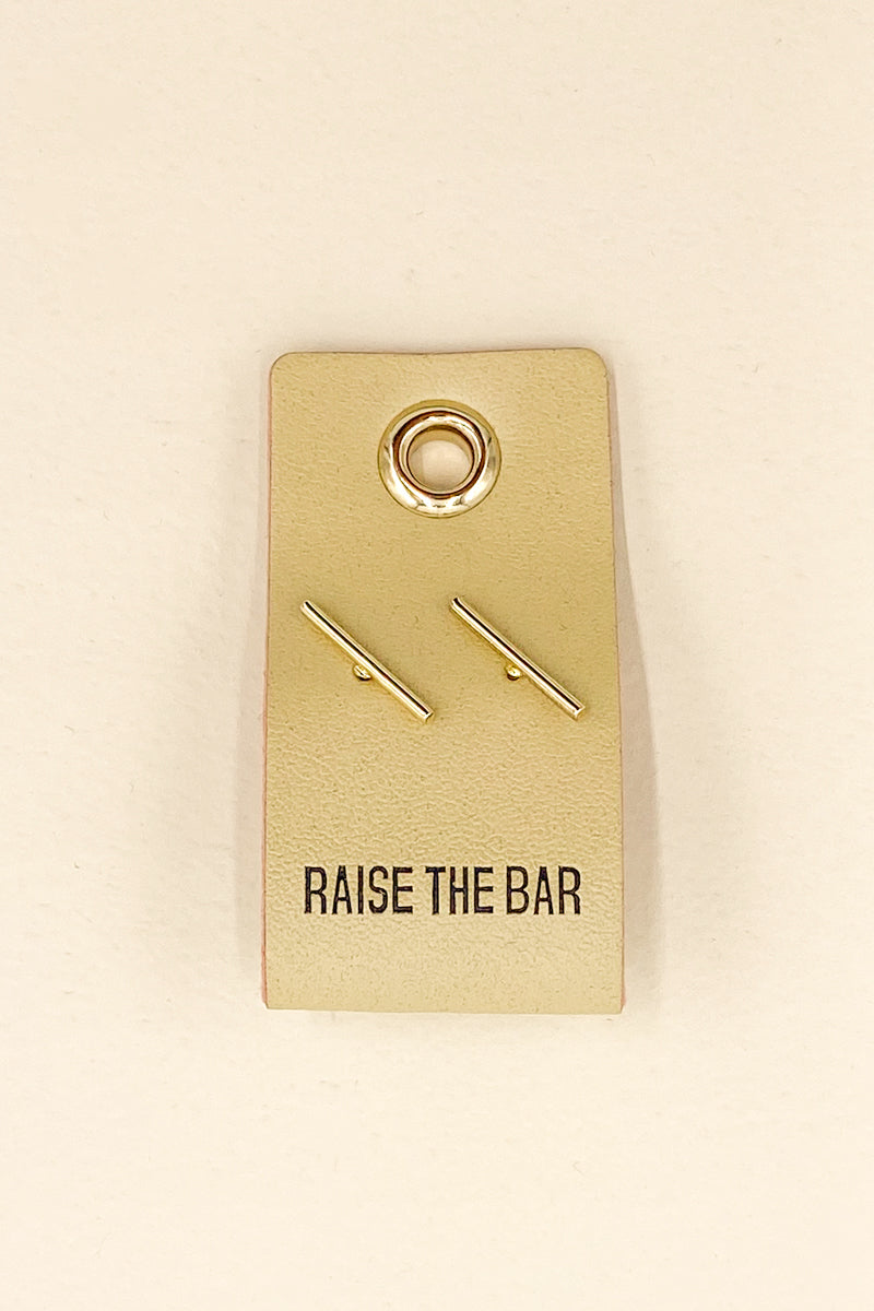 raise the bar earrings