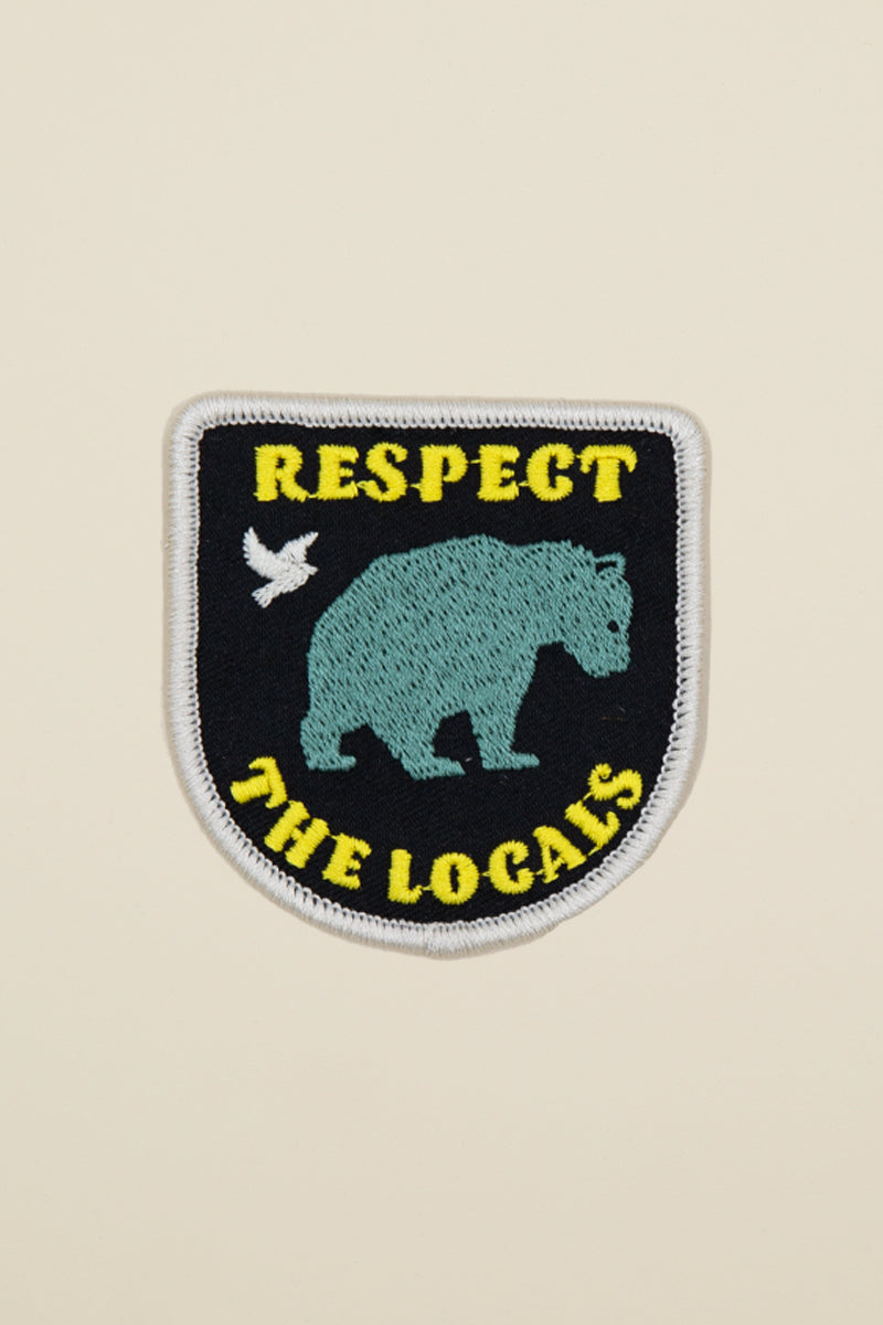 respect the locals patch