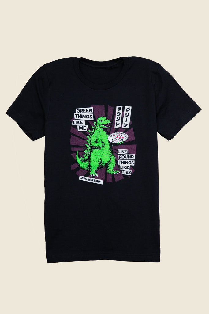 ★TY.jht_HE-kdbs★ All Day Biggie Short Sleeve Mens T-Shirt - Jet Black | Ksubi ++