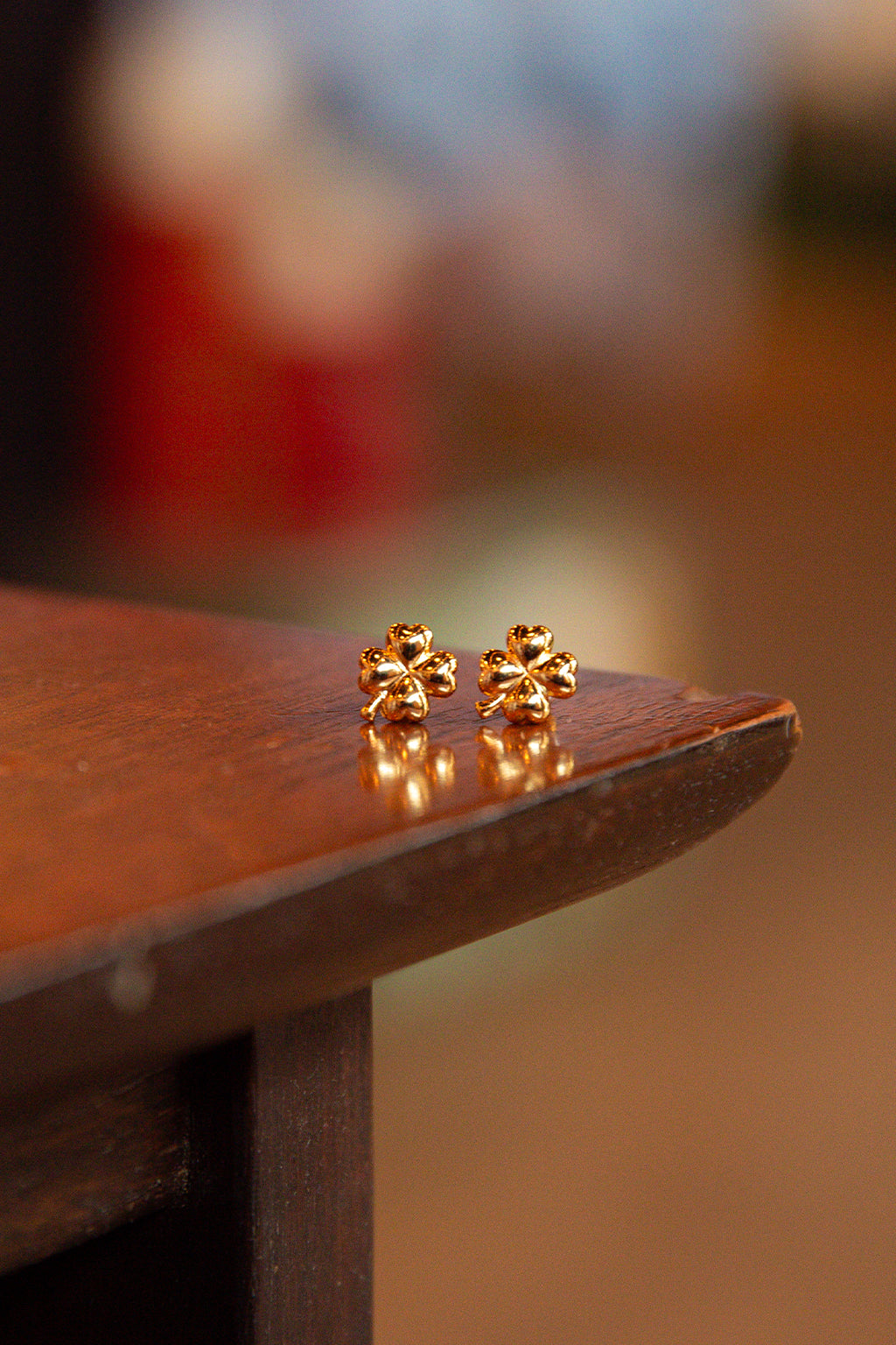 Shamrock Heart Earrings