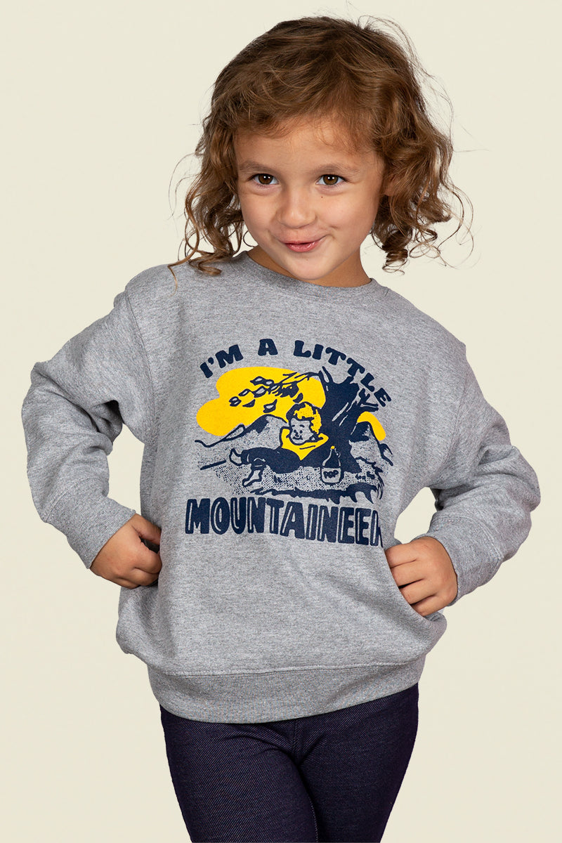 little mountaineer kids sweatshirt