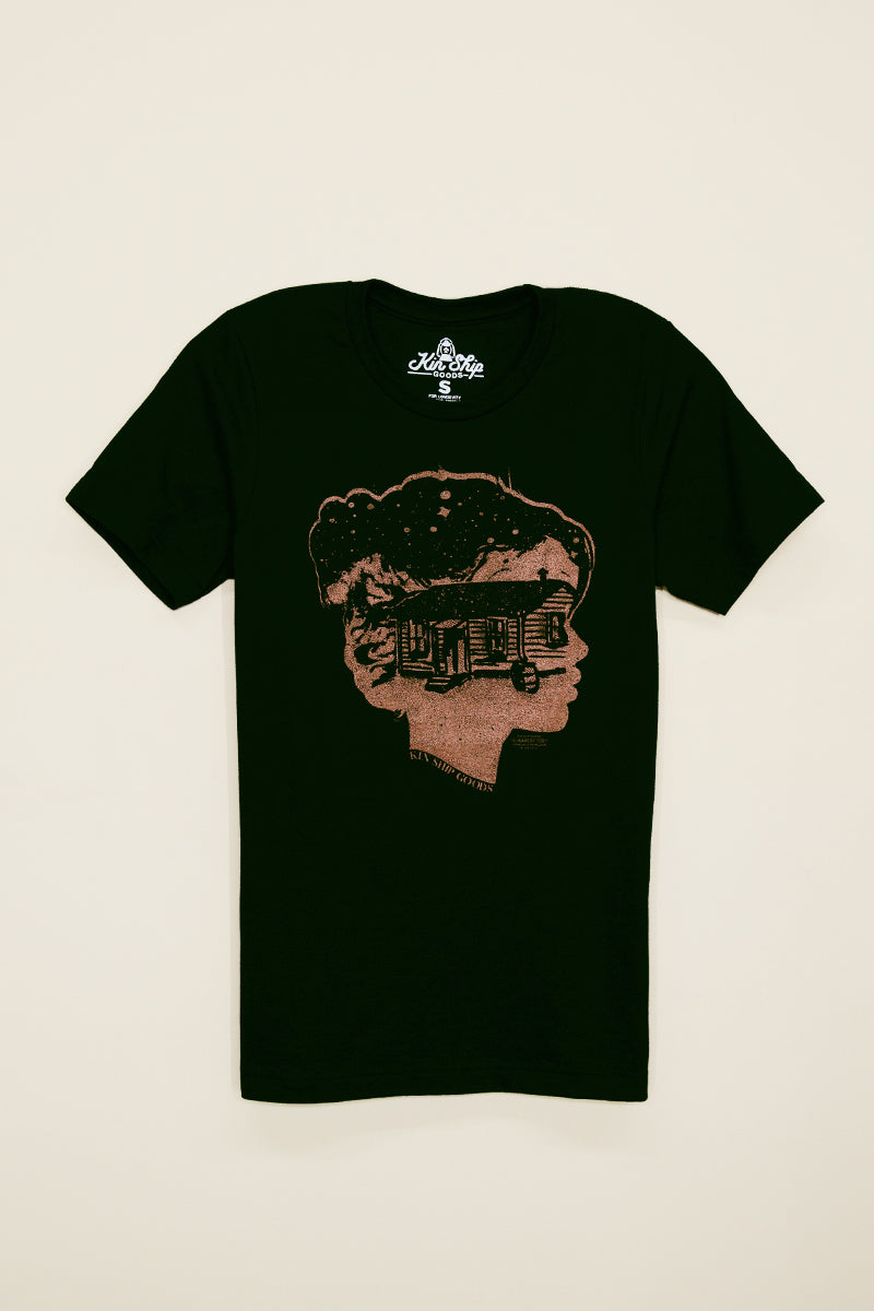 state of mind cabin t-shirt black