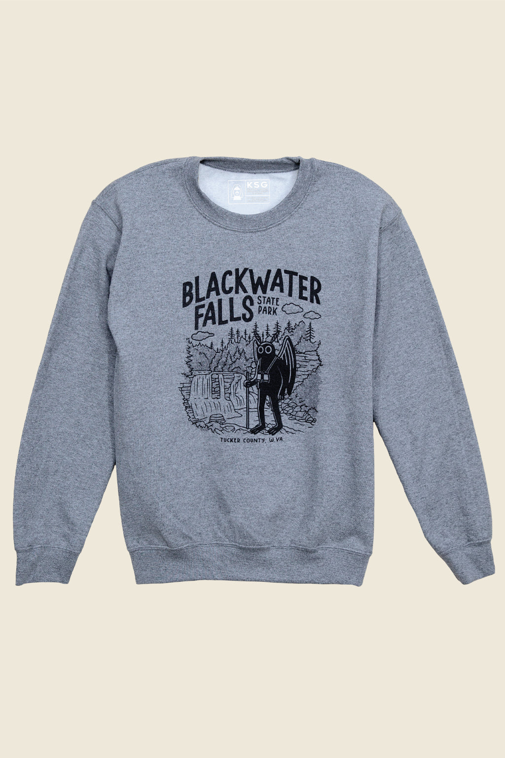 WV State Parks: Blackwater Falls Mothman Sweatshirt