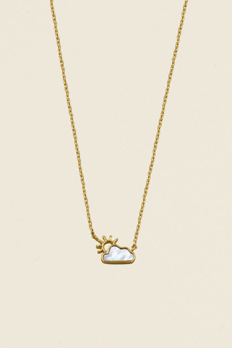 Cloud Sun Pendant Necklace Kin Ship Goods Accessories