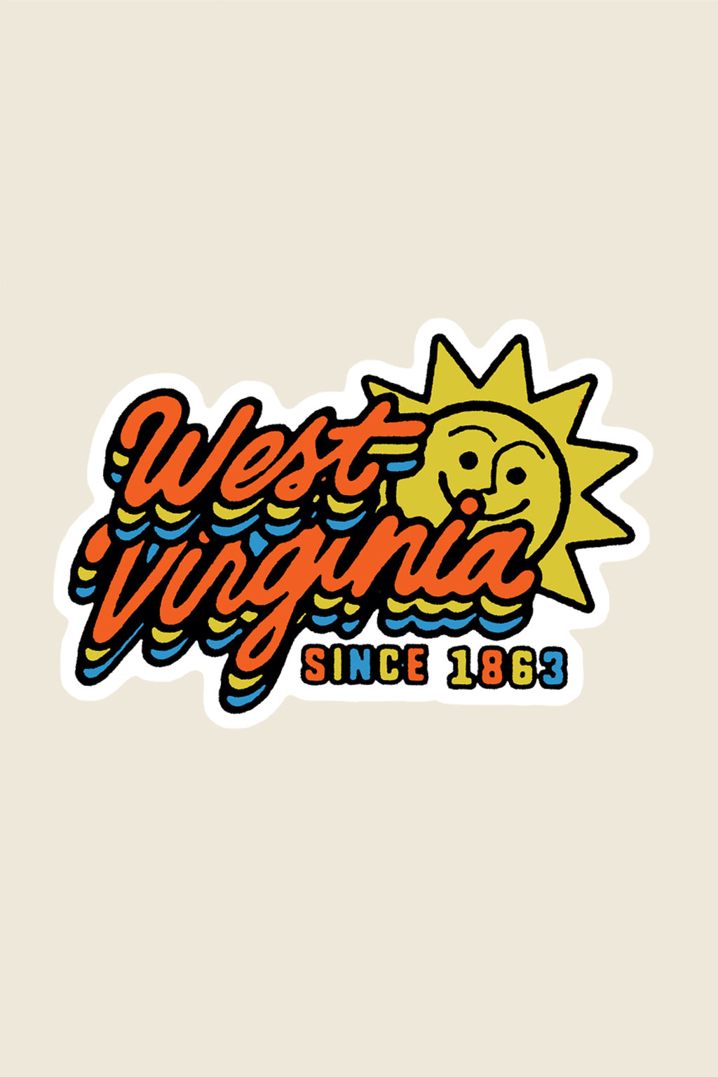 Sunny WV Sticker