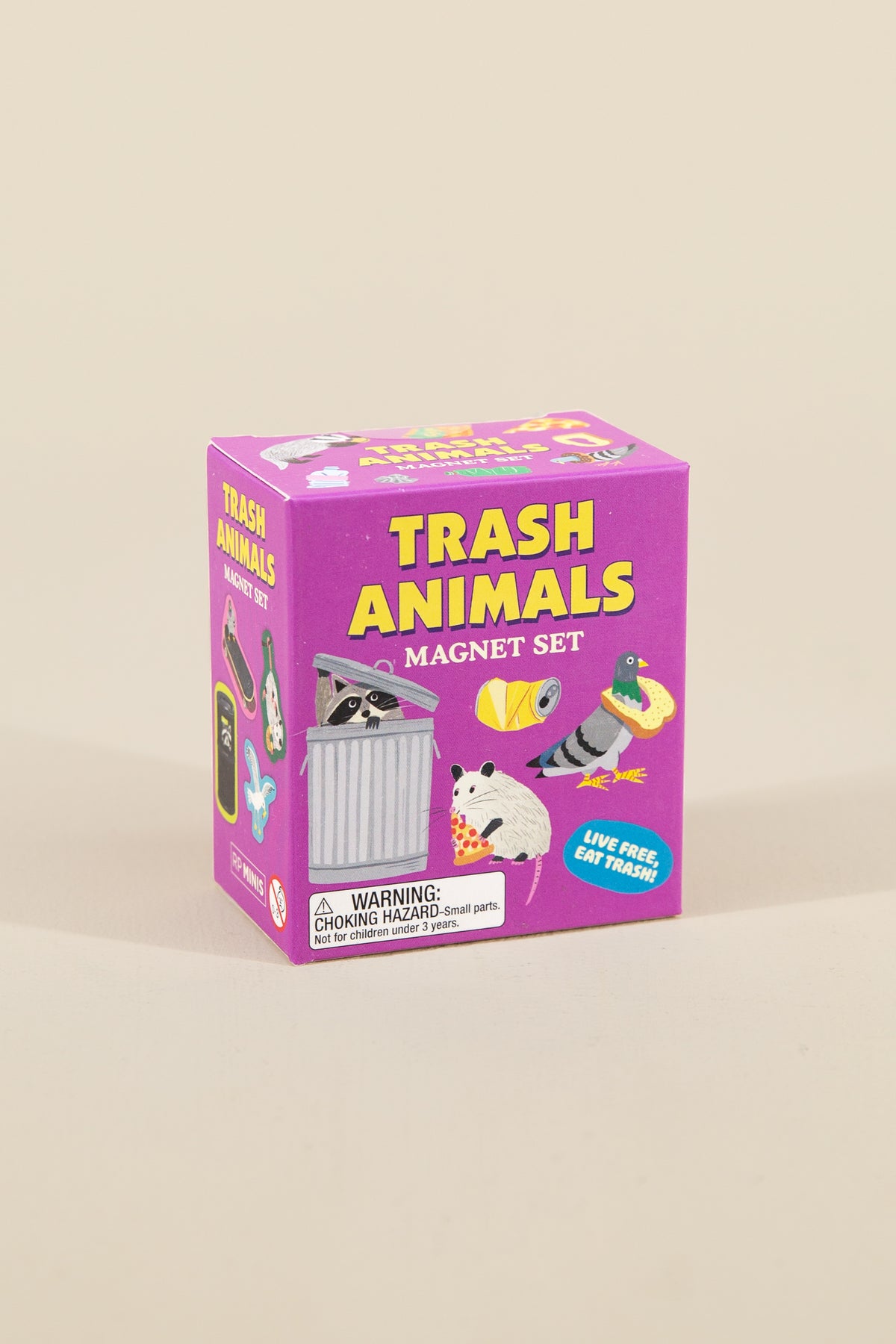 trash animals magnet set